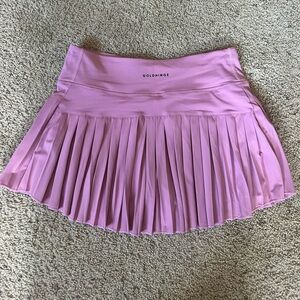 GOLD HINGE -Plum Pleated Tennis Skirt- New with tags